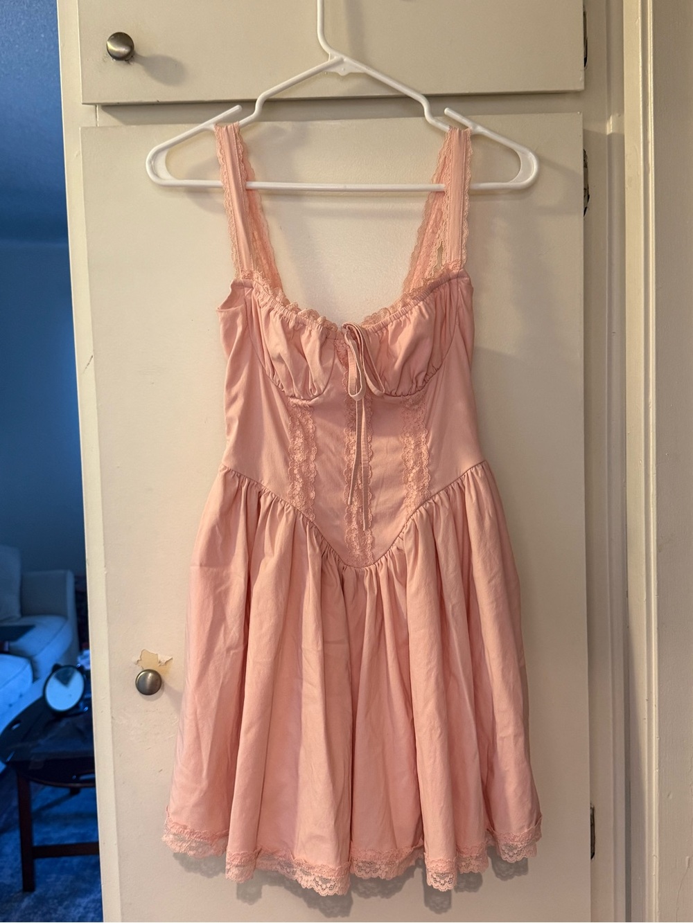 Lace peasant milkmaid renaissance coquette euro summer dress